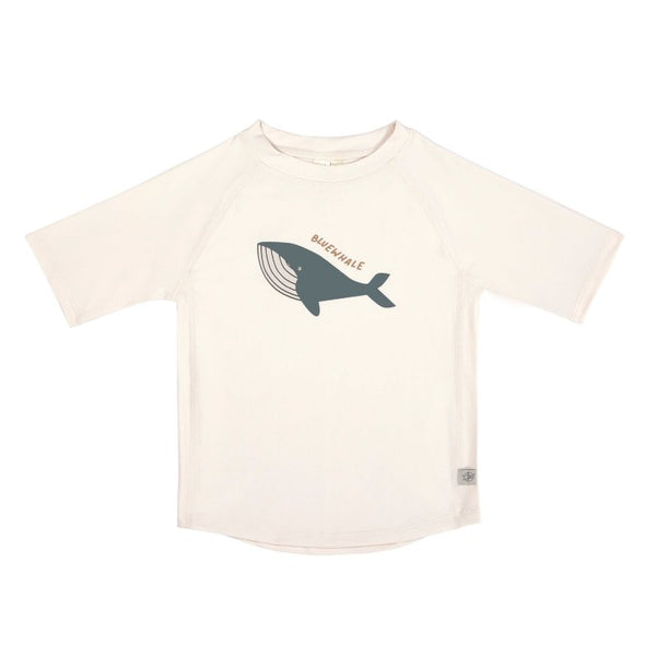 Kinder UV-Shirt || Short Sleeve Whale milky
