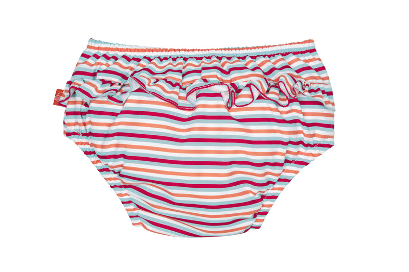 Schwimmwindel || Girl small stripes
