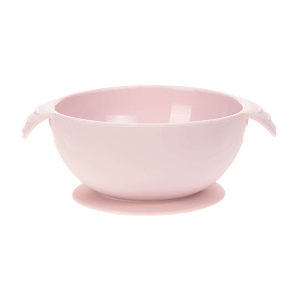 Silikon Bowl || Schale mit Saugnapf rosa