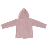 Knitted Hoodie GOTS Strickjacke - Garden Explorer Light Pink