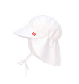 Sonnenhut UV-Schutz 80 || Sun Protection Flap Hat White