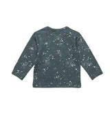 Langarm-Shirt - Gale dunkelgrau mit Sterne