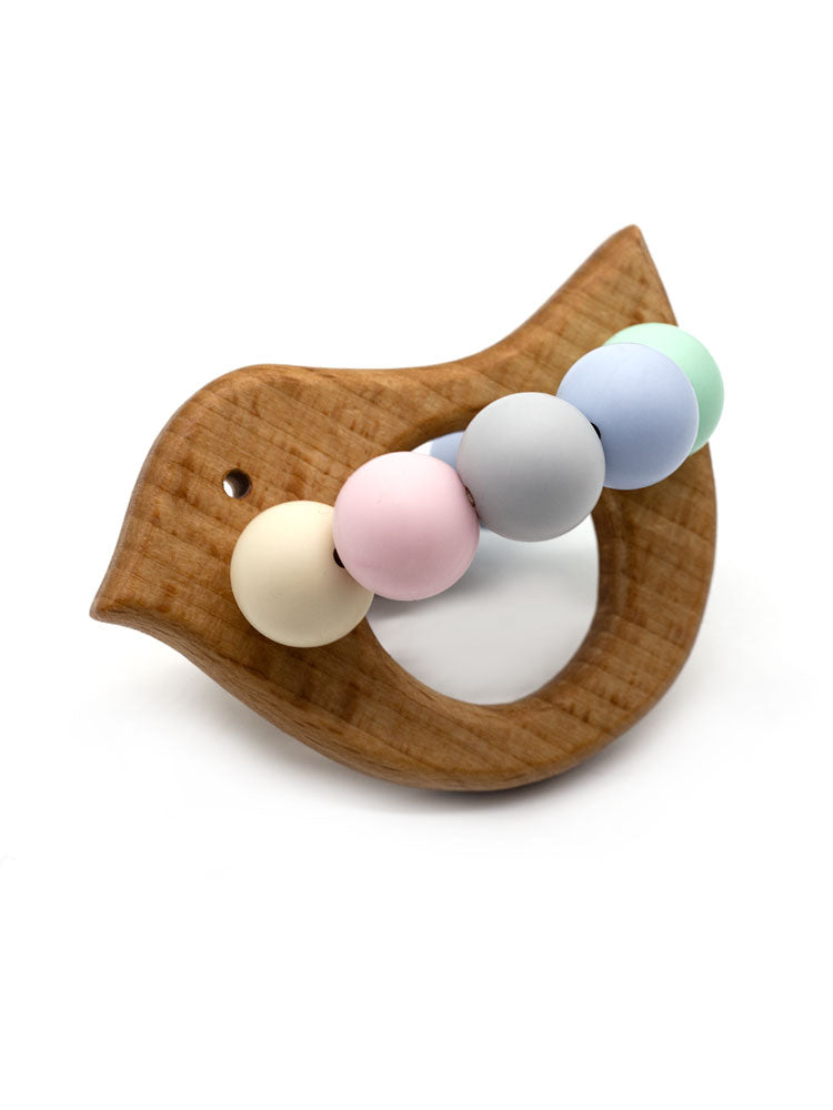 Beißring | Greifling - Birdy Pastell