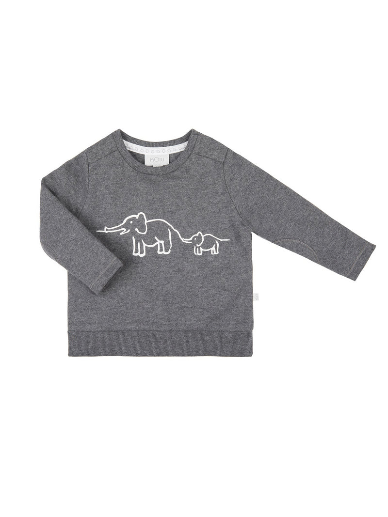 Sweater Animal Family dunkelgrau