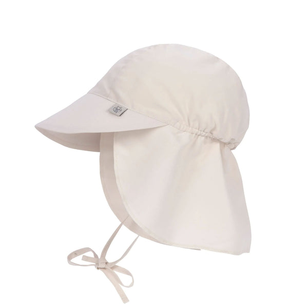 Sonnenhut UV-Schutz 80 || Sun Protection Flap Hat Offwhite